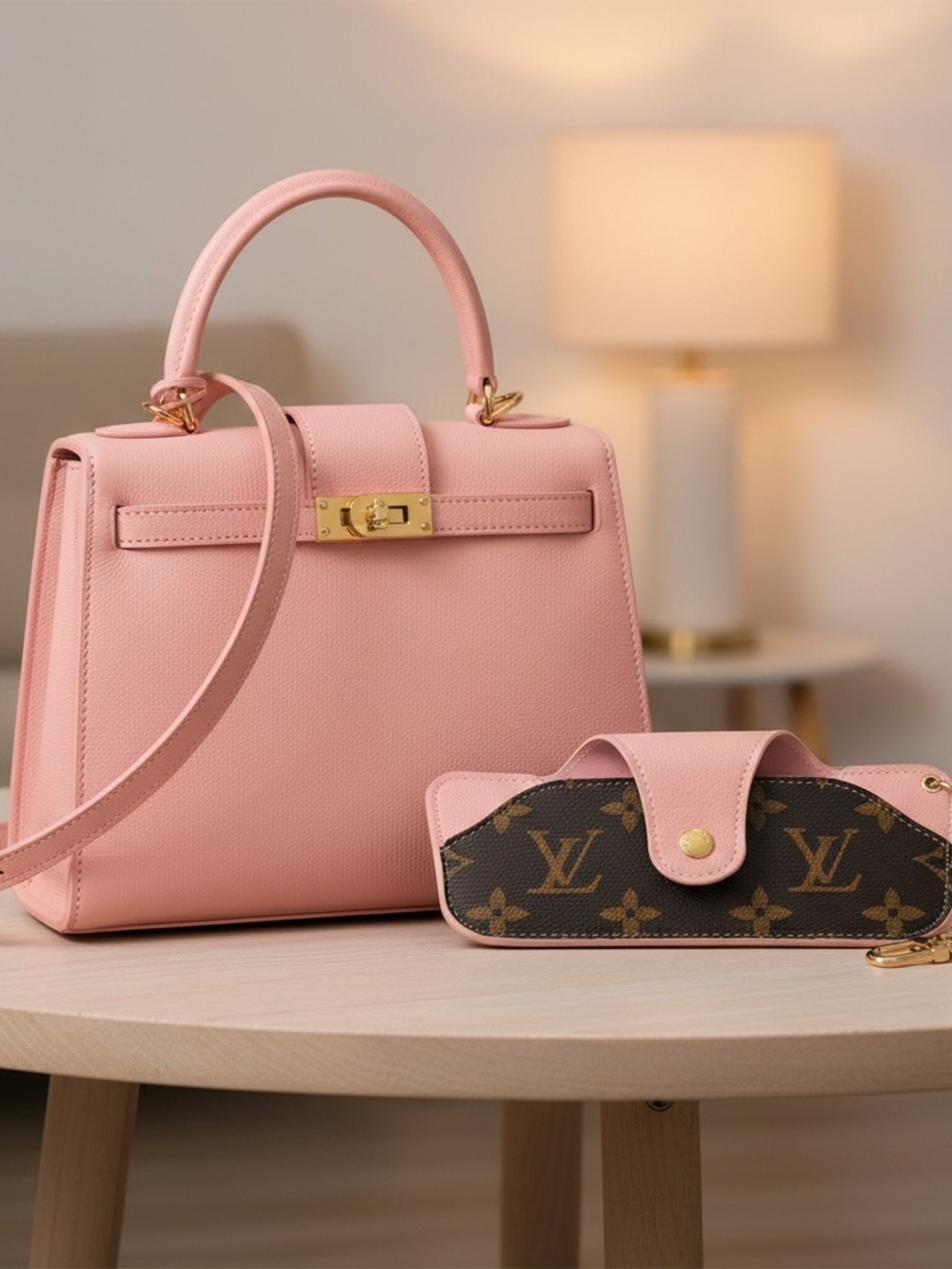 Pink Key Sunglasses Case - Picture 2 of 6